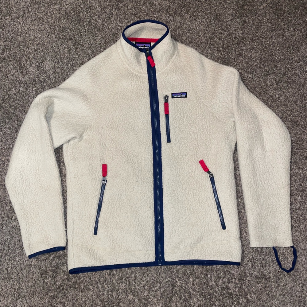Patagonia retro pile fleece jacket el cap khaki